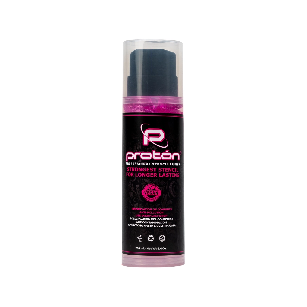 Stencil Tattoo - Proton Airless - Solution de transfert pour la pose de papier transfert airless*