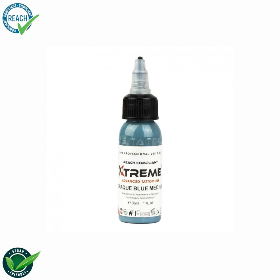 Xtreme Ink Opaque Blue Medium - Mélange pour le tatouage encre REACH 30ml