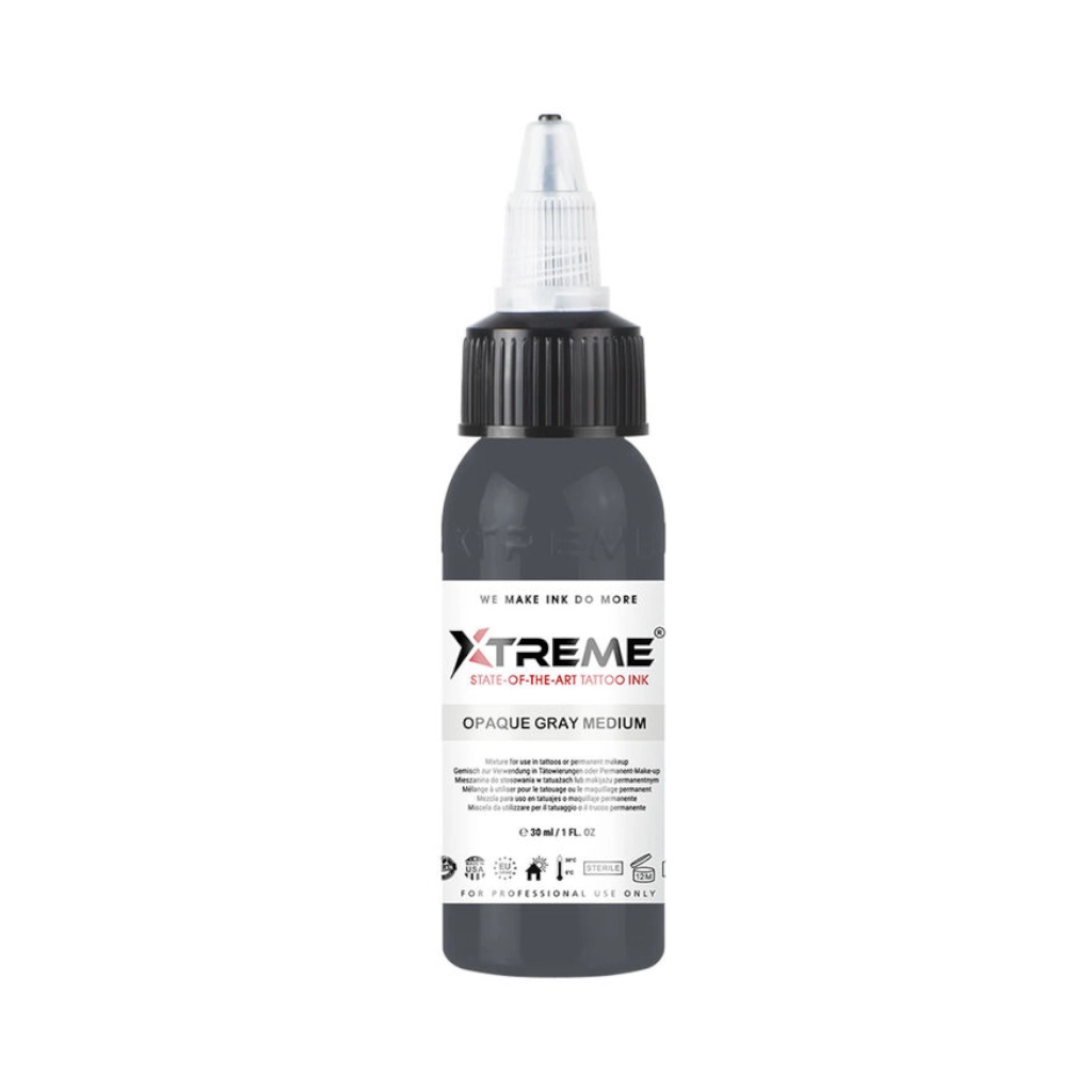 Xtreme Ink Opaque Gray Medium - Mélange pour le tatouage encre REACH