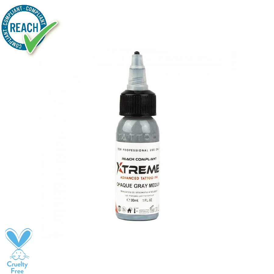 Xtreme Ink Opaque Gray Medium - Mélange pour le tatouage encre REACH
