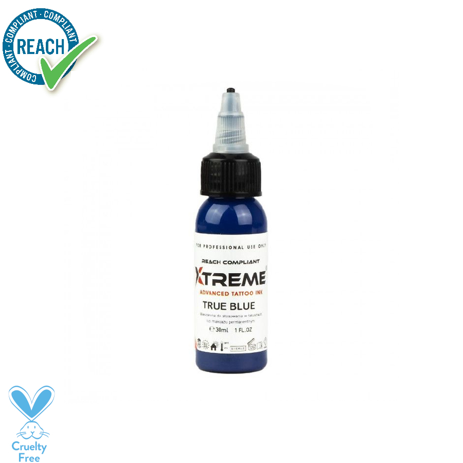 Xtreme Ink True Blue - Mélange pour le tatouage encre REACH