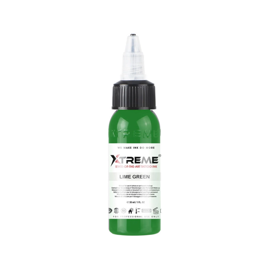 Xtreme Ink Lime Green - Mélange pour le tatouage encre REACH