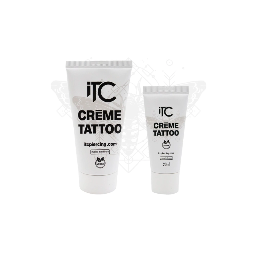 Crème Soin Tattoo - Gamme Itc - Crème de soin végan pour le tatouage à base de plante