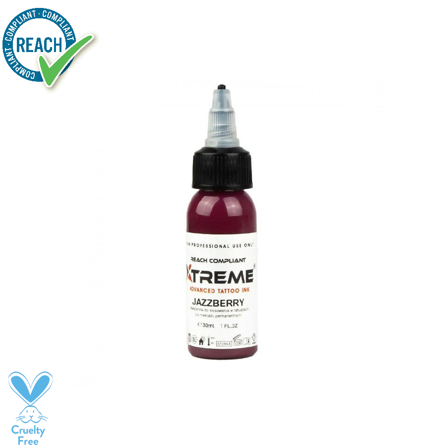 Xtreme Ink Jazzberry - Mélange pour le tatouage encre REACH