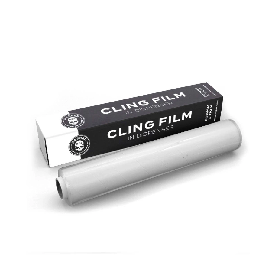 Film Tattoo - Barber Cling Film - Rouleau de film étirable transparent pour la protection du matériel de tatouage 100 ml*
