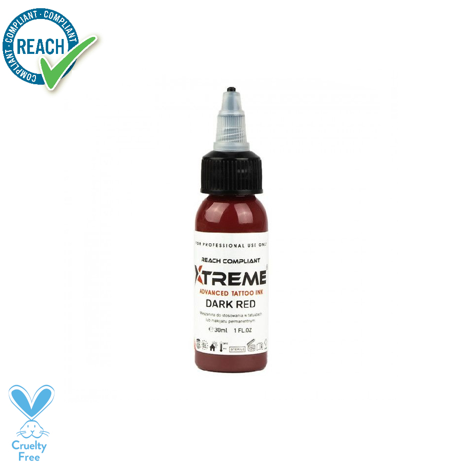 Xtreme Ink Dark Red - Mélange pour le tatouage encre REACH