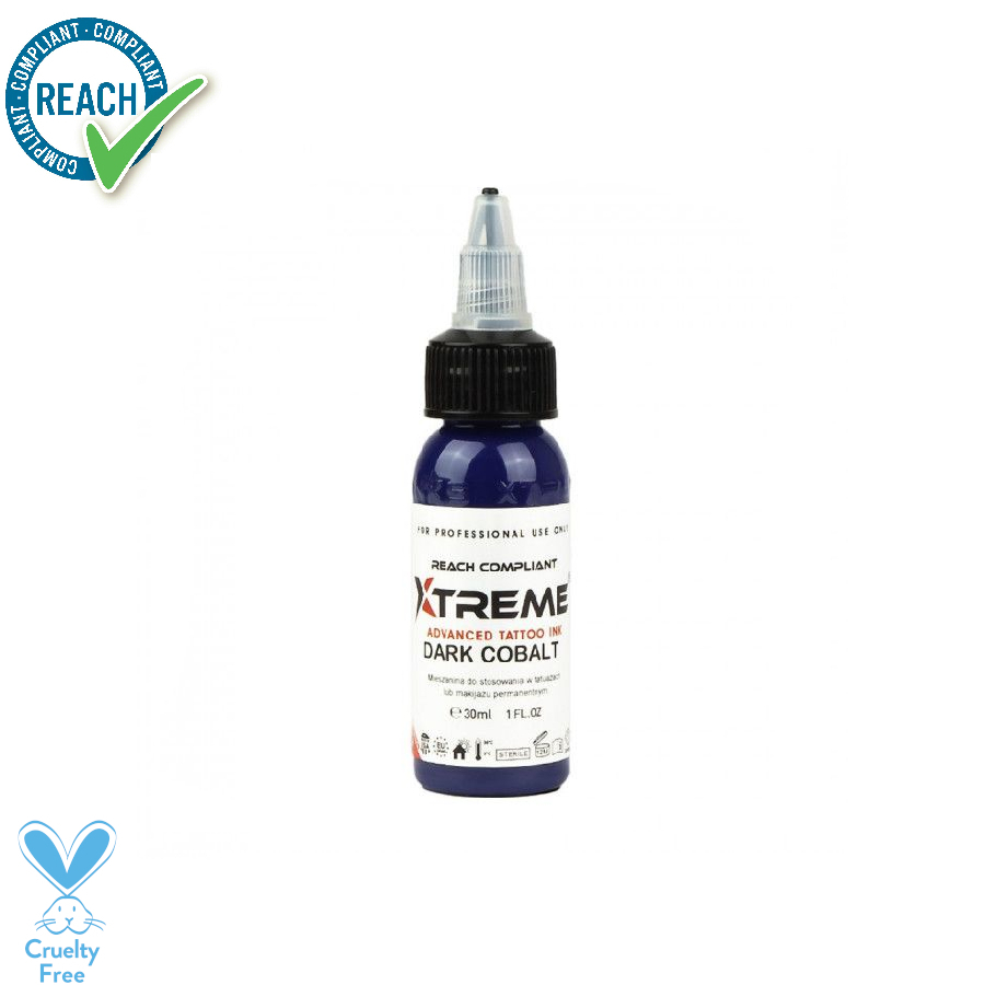 Xtreme Ink Dark Cobalt - Mélange pour le tatouage encre REACH