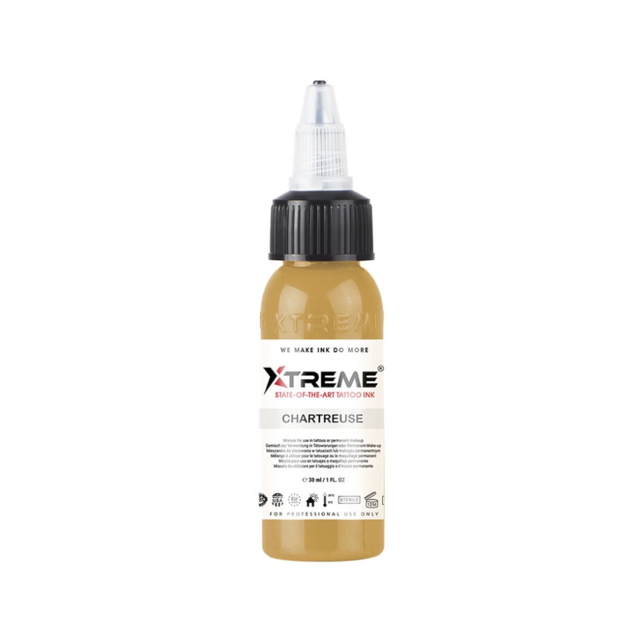 Xtreme Ink Chartreuse - Mélange pour le tatouage encre REACH