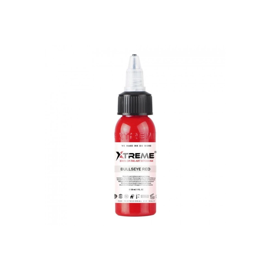 Encre Tattoo Rouge - Xtreme Ink Bullseye Red - Mélange pour le tatouage encre reach 30 ml