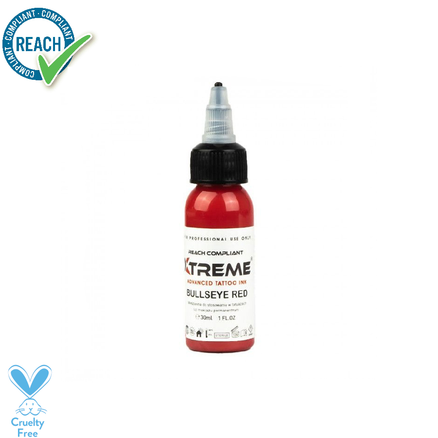 Xtreme Ink Bullseye Red - Mélange pour le tatouage encre REACH