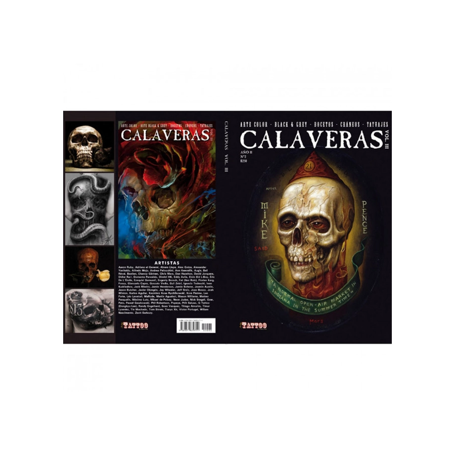 Livre Tattoo - Arte Tattoo - Calaveras III 