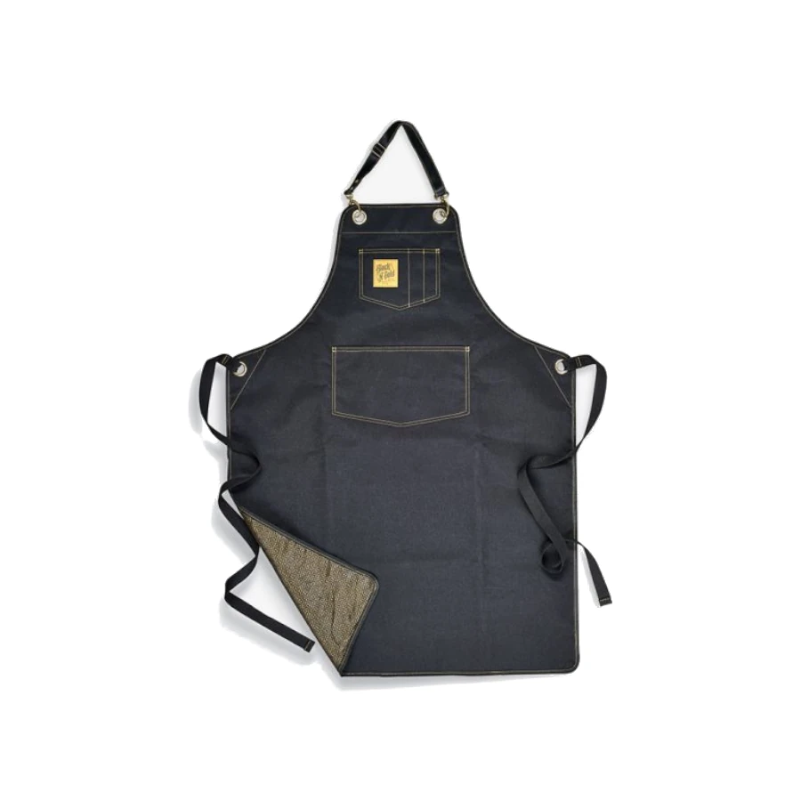 Tablier Tattoo - Black N Gold Tattoo Apron - Tablier de protection tatouage résistant à l'eau