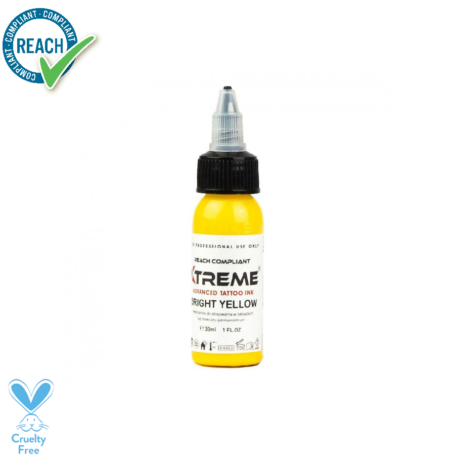 Xtreme Ink Bright Yellow - Mélange pour le tatouage encre REACH