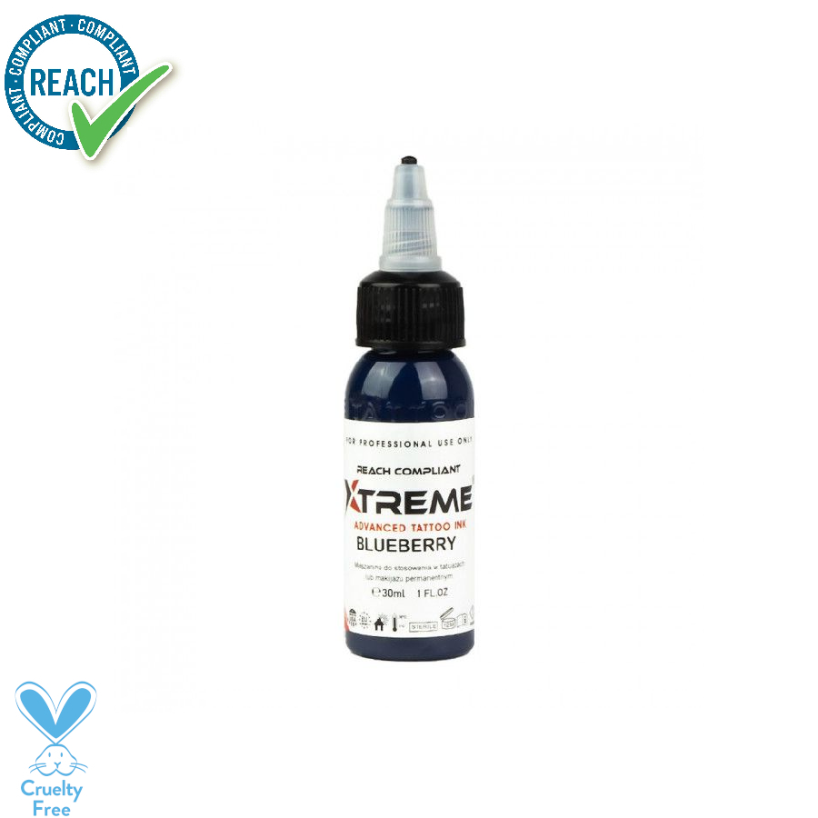 Xtreme Ink Blueberry - Mélange pour le tatouage encre REACH