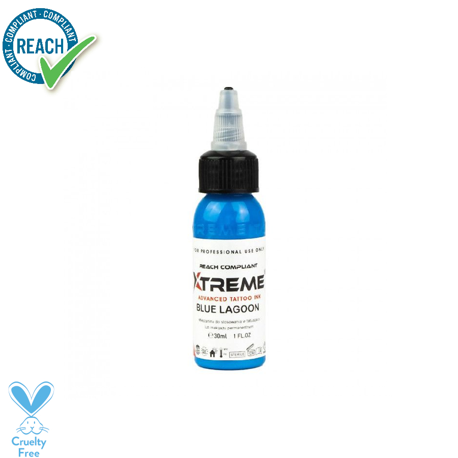 Xtreme Ink Blue Lagoon - Mélange pour le tatouage encre REACH