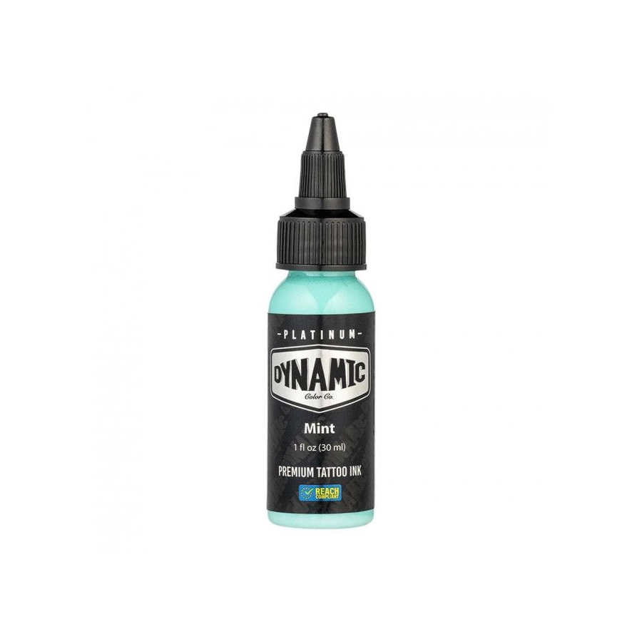 Encre Tattoo Verte - Platinum By Dynamic Mint - Mélange pour le tatouage encre 30 ml reach