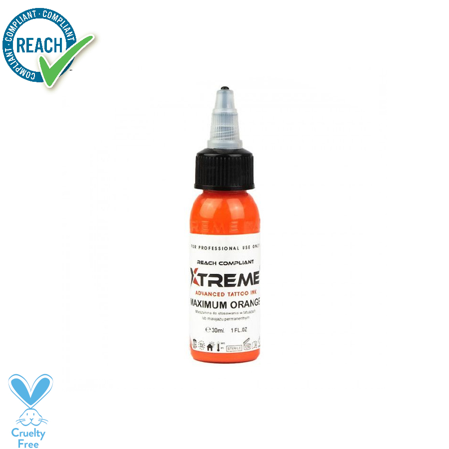 Xtreme Ink Maximum Orange - Mélange pour le tatouage encre REACH