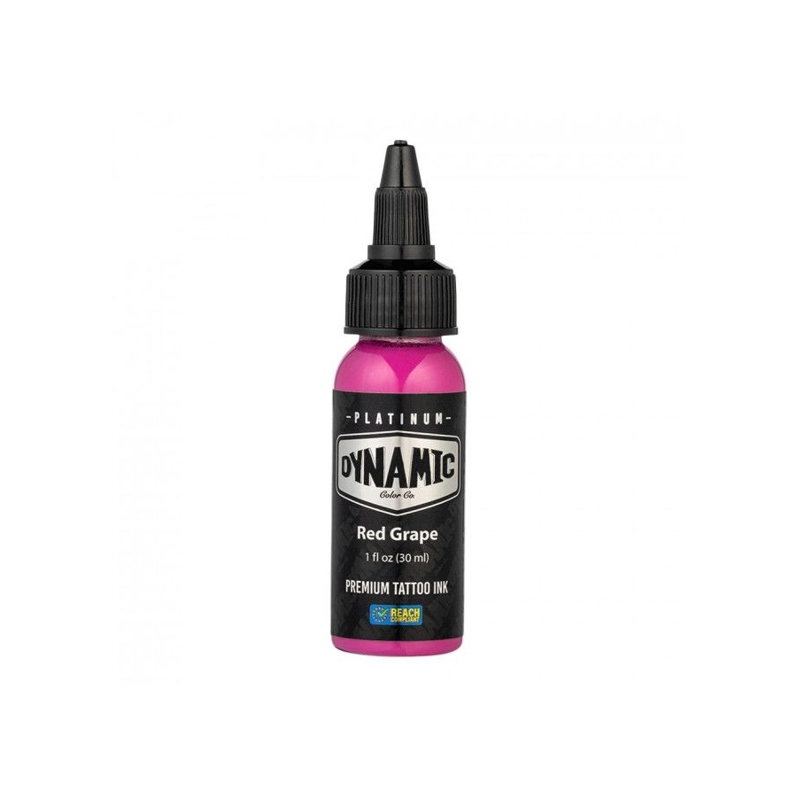 Encre Tattoo Violette - Platinum By Dynamic Red Grape - Mélange pour le tatouage encre 30 ml reach