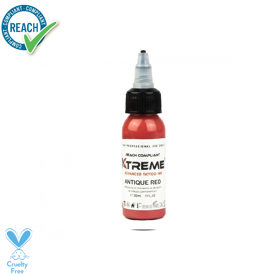 Xtreme Ink Antique Red - Mélange pour le tatouage encre REACH