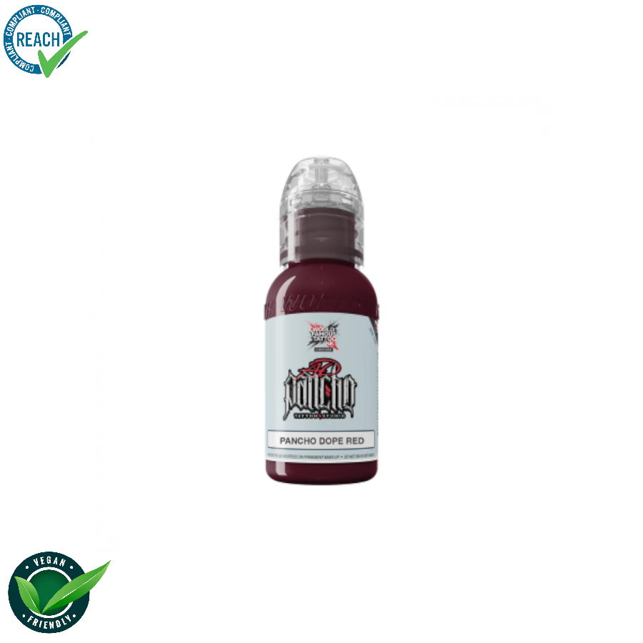 World famous ink limitless encre pour le tatouage REACH pancho dope red