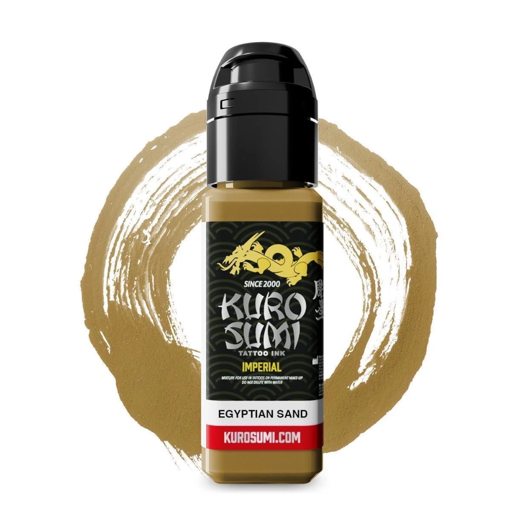 Encre Tattoo Marron - Kuro Sumi Impérial Egyptian Sand - Mélange pour le tatouage reach