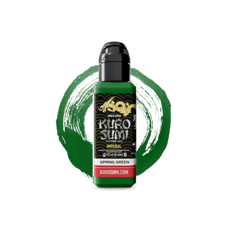 Kuro Sumi Impérial Tattoo Ink Spring Green - Mélange pour le tatouage encre REACH