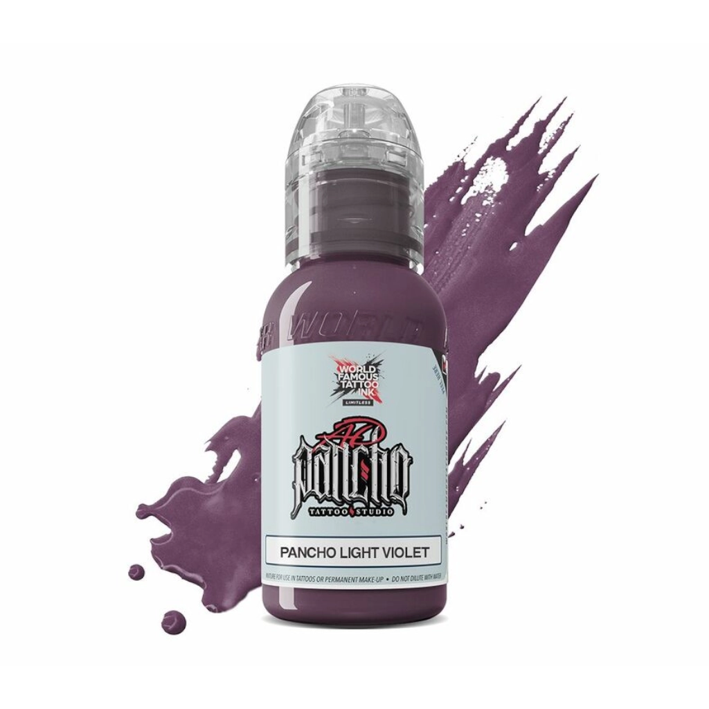 World famous ink limitless encre pour le tatouage REACH pancho violet