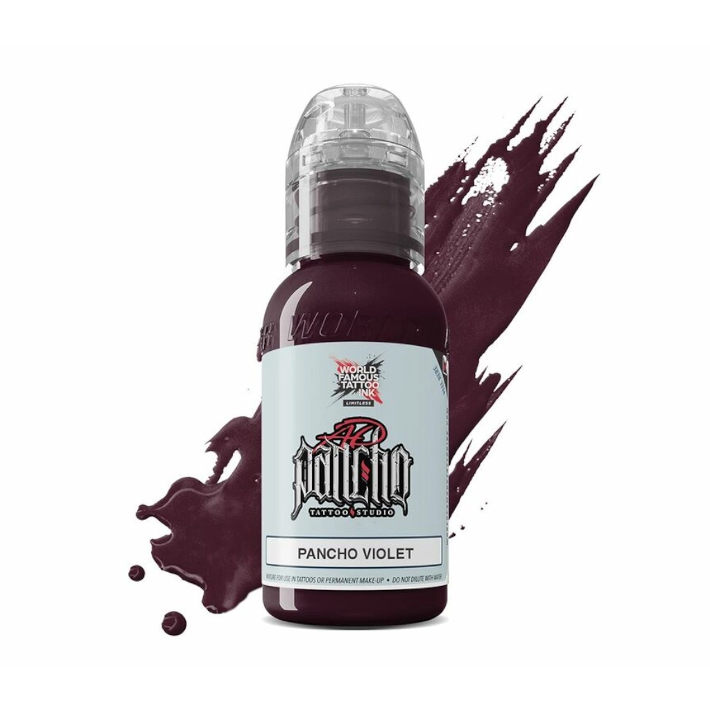 World famous ink limitless encre pour le tatouage REACH pancho violet