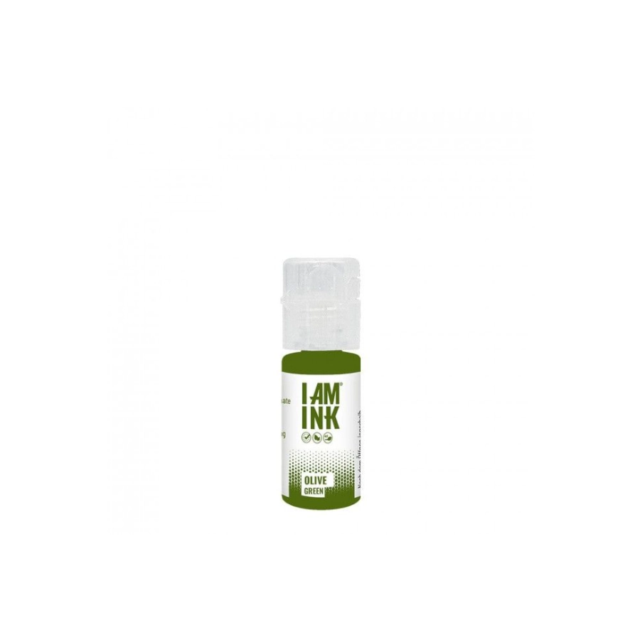 Encre Tattoo Verte - I Am Ink Olive Green - Mélange pour le tatouage encre reach