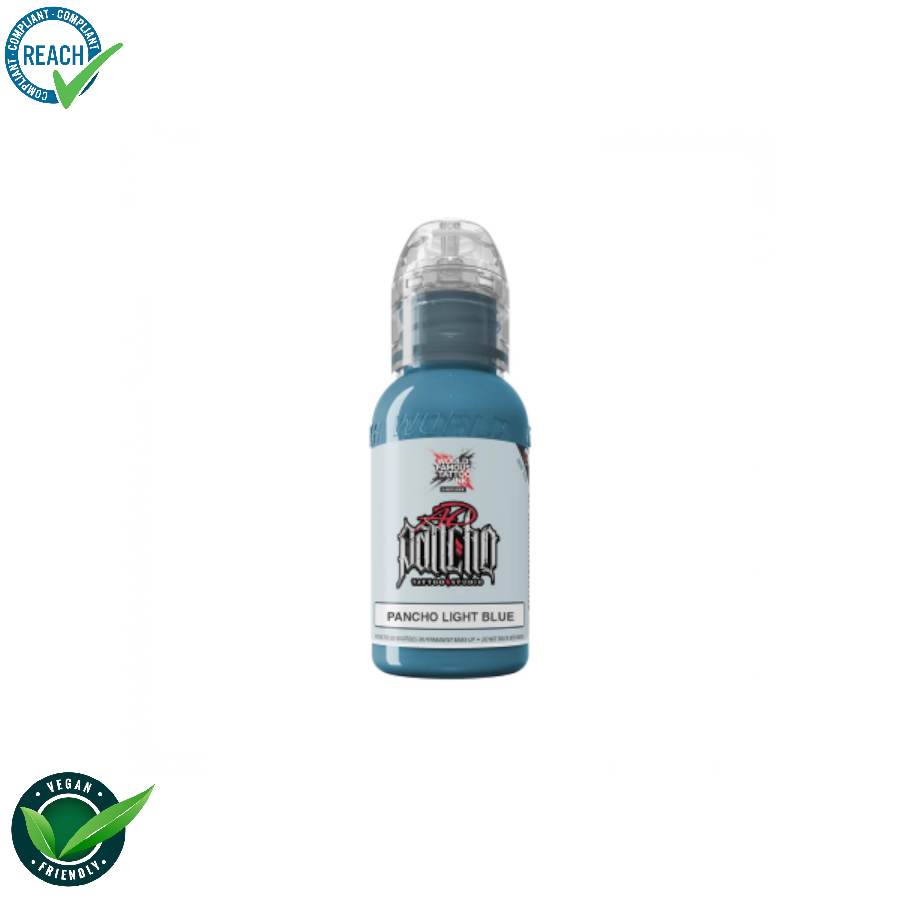 World famous ink limitless encre pour le tatouage REACH pancho light blue