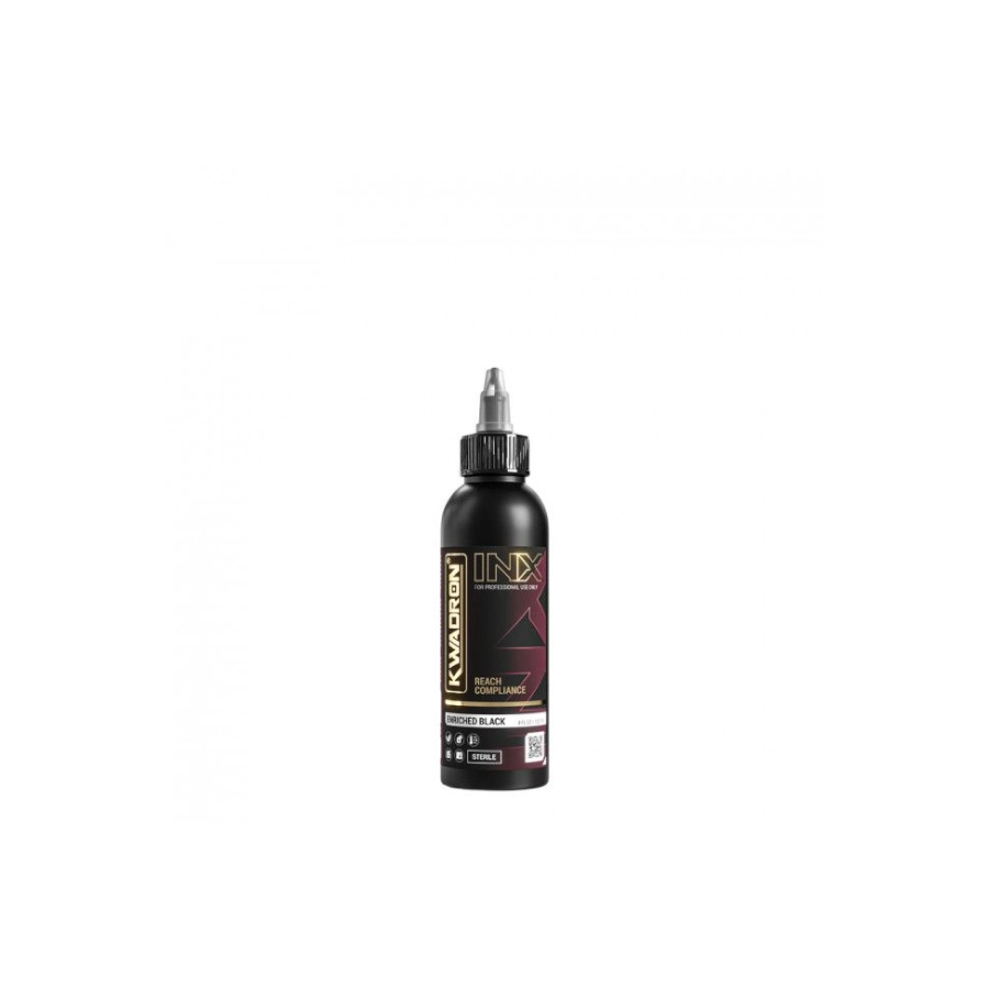 Encre Tattoo Noir - Kwadron Ink Enriched Black - Mélange pour le tatouage encre reach