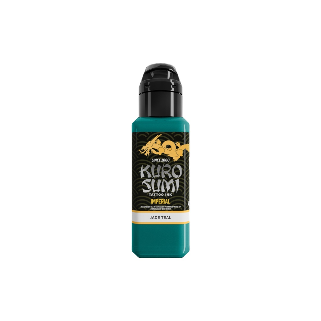 Encre Tattoo Bleue - Kuro Sumi Impérial Jade Teal V2 - Mélange pour le tatouage encre reach