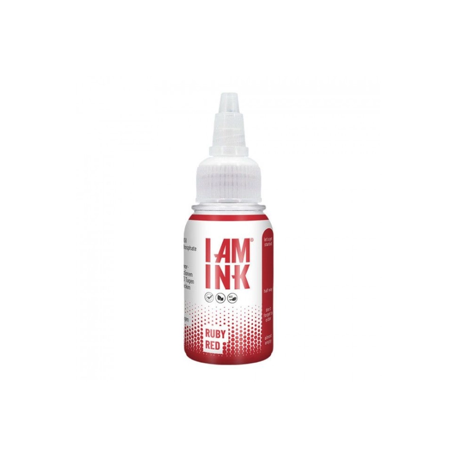 Encre Tattoo Rouge - I Am Ink Ruby Red - Mélange pour le tatouage encre reach