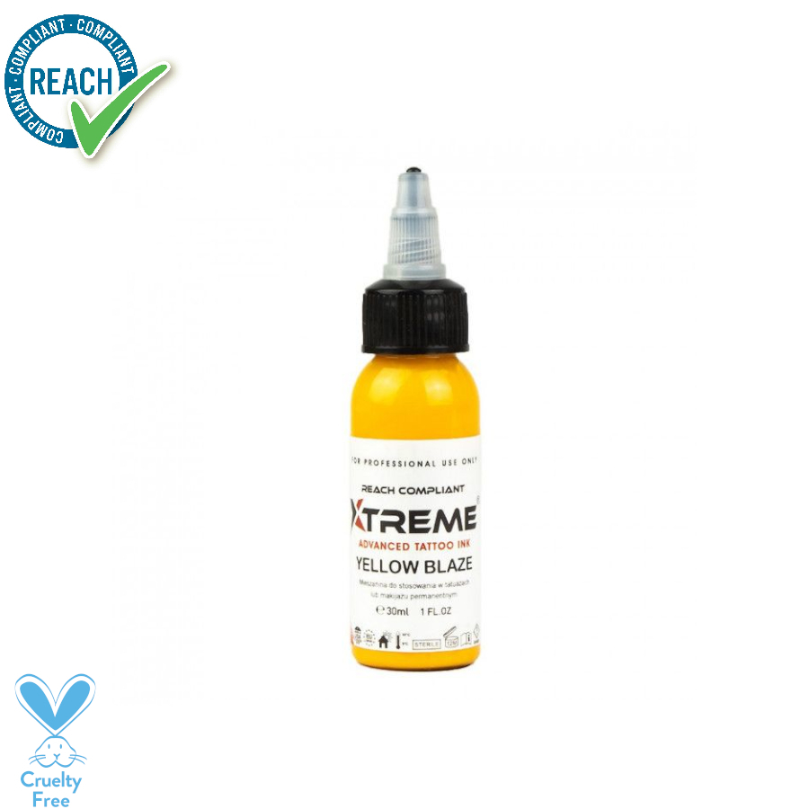 Xtreme Ink Ukiyo-E Yellow Blaze - Mélange pour le tatouage encre REACH