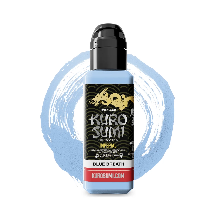 Encre Tatouage Bleue - Kuro Sumi Impérial Blue Breath - Mélange pour le tatouage reach*