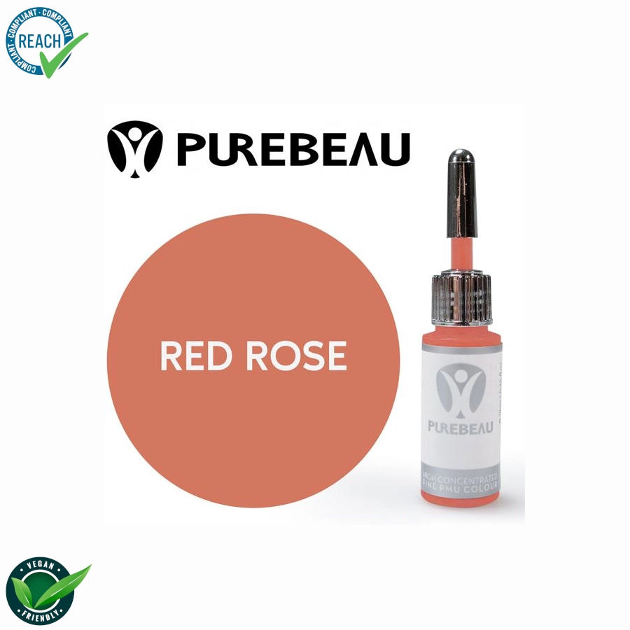 Encre Pmu Orange - Purebeau Red Rose - Mélange pour maquillage permanent stérile