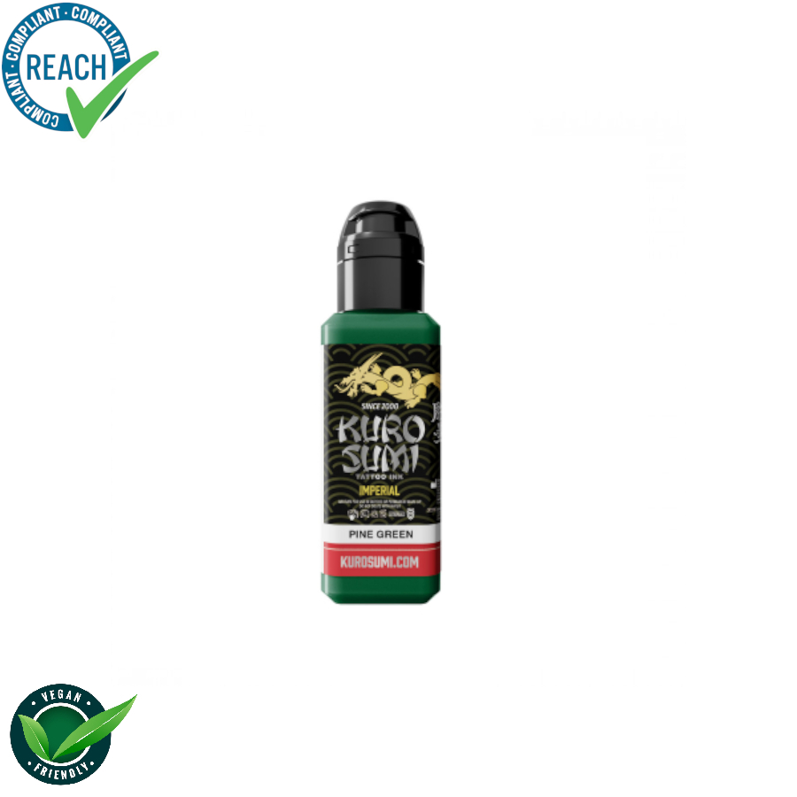 Kuro Sumi Impérial Tattoo Ink Pine Green - Mélange pour le tatouage encre REACH