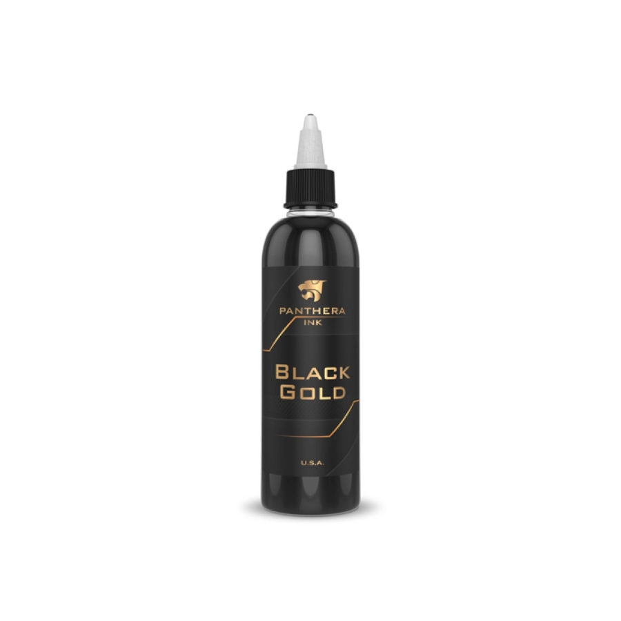 Encre Tattoo Noire - Panthera Ink Black gold - Mélange pour le tatouage encre reach noir polyvalent*