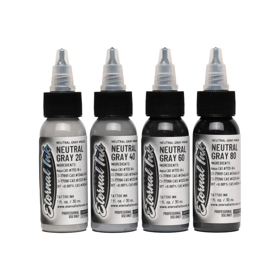 Encre Tattoo Greywash - Eternal Ink Neutral Gray - Mélange pour le tatouage encre reach