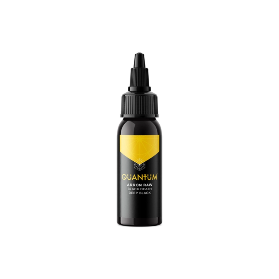 MELANGE POUR TATOUAGE ENCRE QUANTUM BY ARRON RAW - BLACK DEATH "DEEP BLACK" 120ML