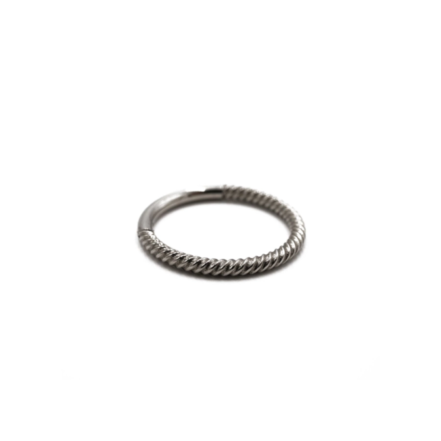 Piercing Anneau - Acier - Anneau clicker 150 avec fermeture à charnière 