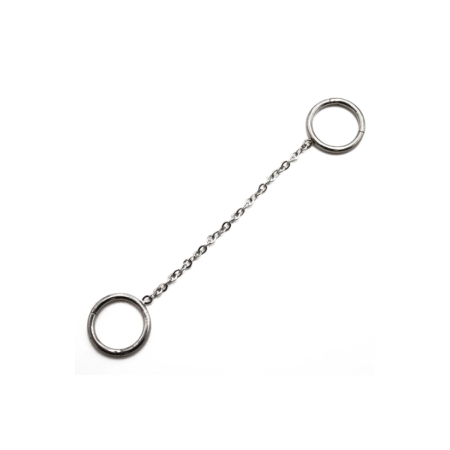 Piercing Anneau - Acier - Anneaux clickers 157 avec fermeture à charnière