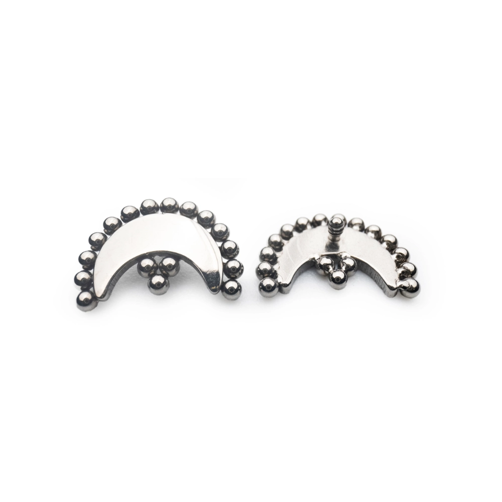 Embout Piercing - Titane F136 Gamme Hand Ink - Embout 59 en titane f136 avec pas de vis interne 0,9 mm pour piercing 1,2 mm*