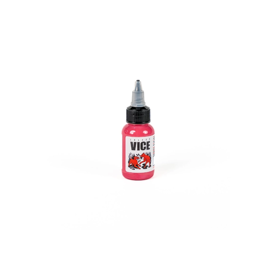 Encre Dessin - Vice Colors Lara's Pink - Encre artistique pour l'entrainement au tatouage NON reach 30 ml