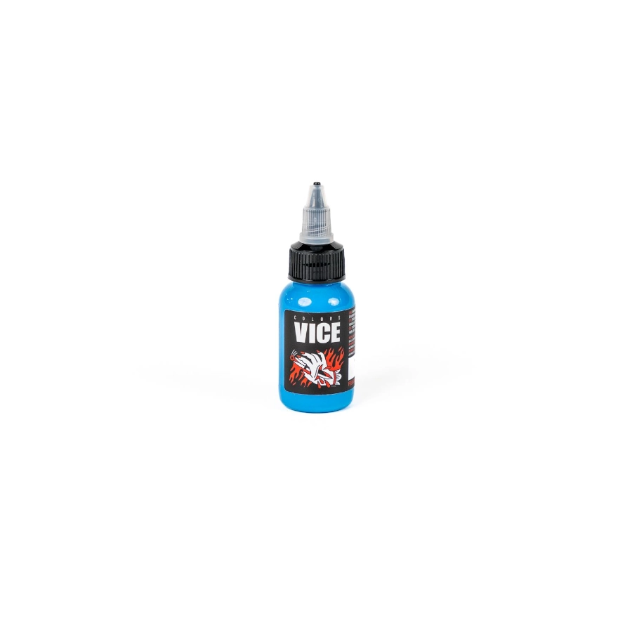 Encre Dessin - Vice Colors Buonasera Blue - Encre artistique pour l'entrainement au tatouage NON reach 30 ml