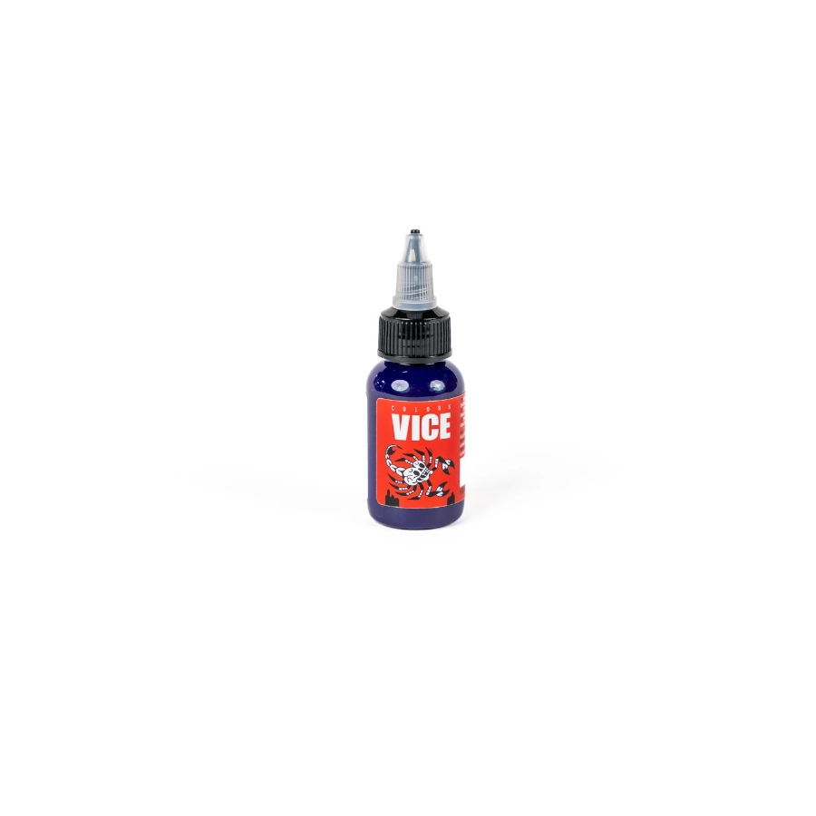 Encre Dessin - Vice Colors Deep Purple - Encre artistique pour l'entrainement au tatouage NON reach 30 ml