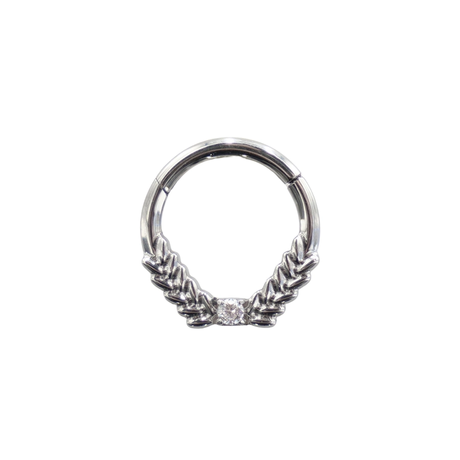 Piercing Anneau - Titane - Anneau clicker 303 avec fermeture à charnière