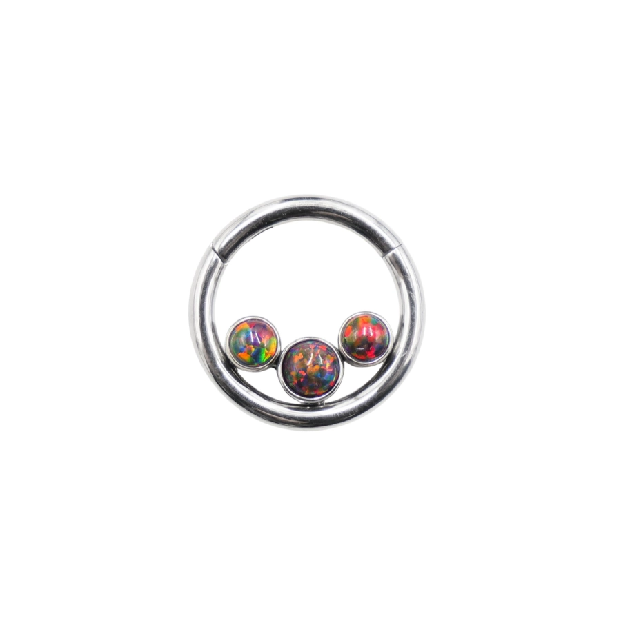 Piercing Anneau - Titane - Anneau clicker 310 avec fermeture à charnière
