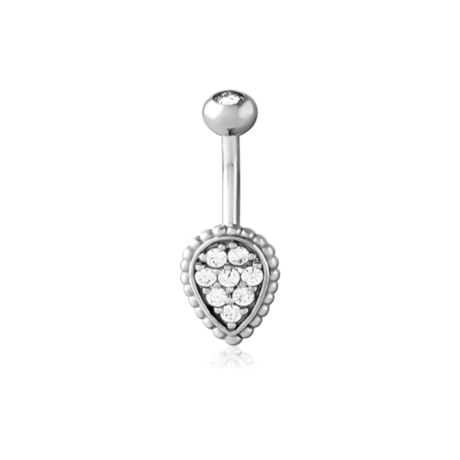 Piercing Banane - Acier - Banane pour nombril 76