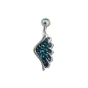 Piercing Banane - Acier - Banane pour nombril 915